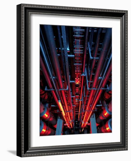 Air Conditioning Pipes-Tek Image-Framed Photographic Print