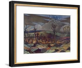 Air Fight at Wytschaete-Paul Nash-Framed Giclee Print