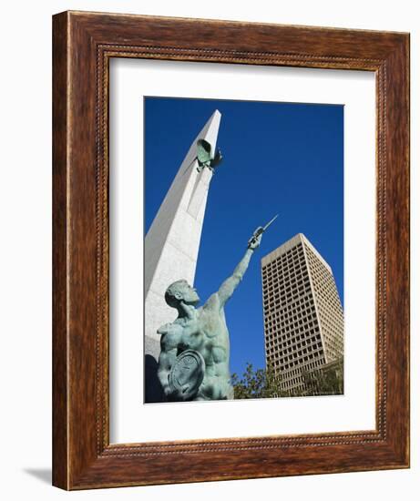 Air Force Monument, Downtown Oklahoma City, Oklahoma, United States of America, North America-Richard Cummins-Framed Photographic Print