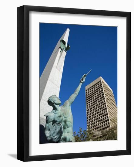 Air Force Monument, Downtown Oklahoma City, Oklahoma, United States of America, North America-Richard Cummins-Framed Photographic Print