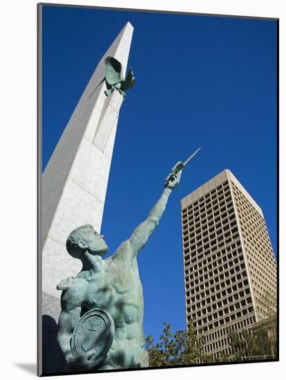 Air Force Monument, Downtown Oklahoma City, Oklahoma, United States of America, North America-Richard Cummins-Mounted Photographic Print