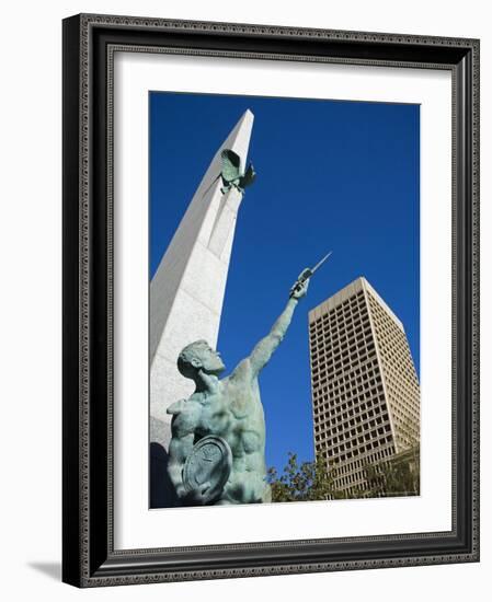 Air Force Monument, Downtown Oklahoma City, Oklahoma, United States of America, North America-Richard Cummins-Framed Photographic Print