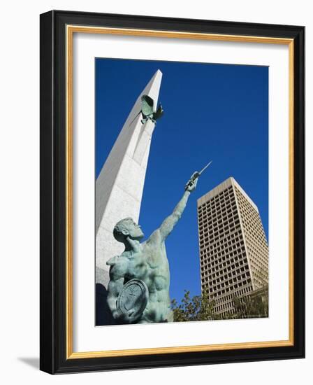 Air Force Monument, Downtown Oklahoma City, Oklahoma, United States of America, North America-Richard Cummins-Framed Photographic Print