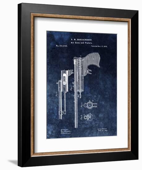 Air Guns & Pistols, 1874- Blue-Dan Sproul-Framed Art Print