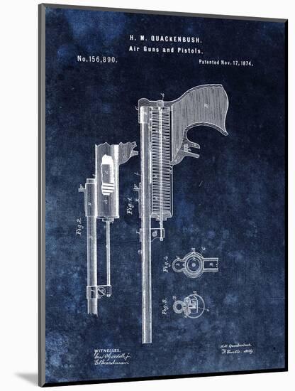 Air Guns & Pistols, 1874- Blue-Dan Sproul-Mounted Art Print