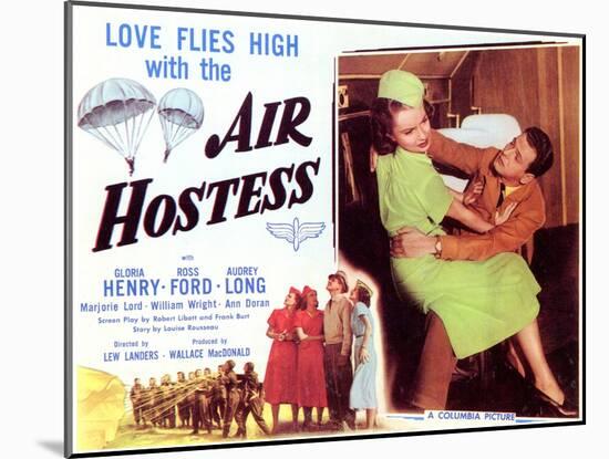 Air Hostess, 1949-null-Mounted Art Print