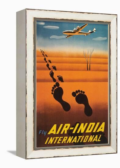 Air India Travel Poster-null-Framed Stretched Canvas