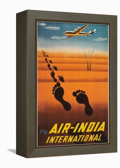 Air India Travel Poster-null-Framed Stretched Canvas