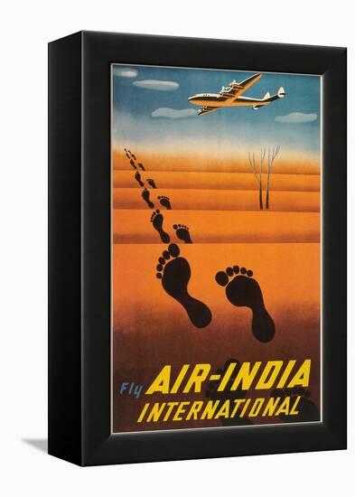 Air India Travel Poster-null-Framed Stretched Canvas