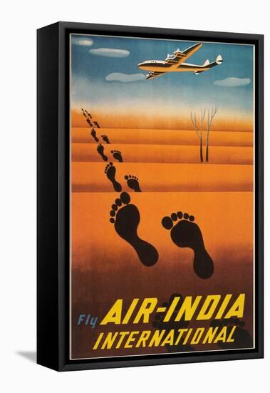 Air India Travel Poster-null-Framed Stretched Canvas