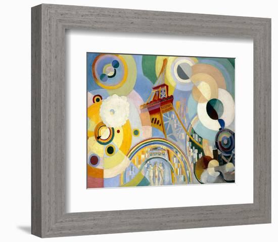 Air, Iron, and Water, 1937-Robert Delaunay-Framed Art Print