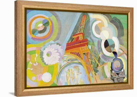 Air, Iron and Water, Study, 1937-Robert Delaunay-Framed Premier Image Canvas