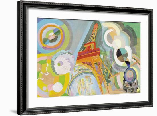 Air, Iron and Water, Study, 1937-Robert Delaunay-Framed Giclee Print