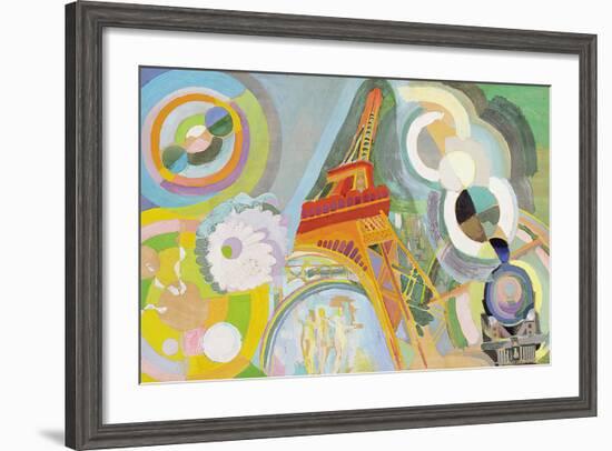 Air, Iron and Water, Study, 1937-Robert Delaunay-Framed Giclee Print