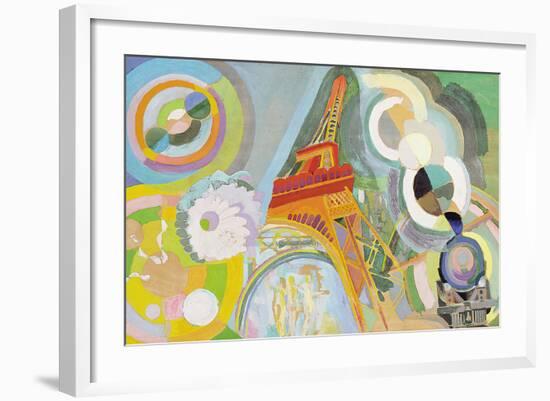 Air, Iron and Water, Study, 1937-Robert Delaunay-Framed Giclee Print