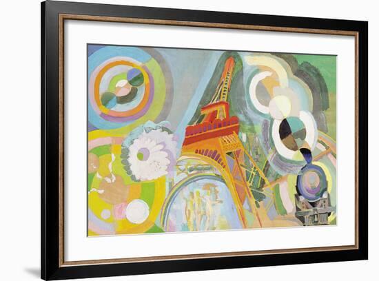 Air, Iron and Water, Study, 1937-Robert Delaunay-Framed Giclee Print