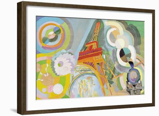 Air, Iron and Water, Study, 1937-Robert Delaunay-Framed Giclee Print