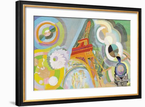 Air, Iron and Water, Study, 1937-Robert Delaunay-Framed Giclee Print