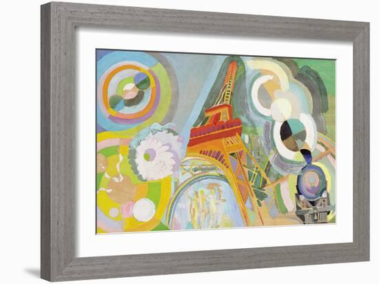 Air, Iron and Water, Study, 1937-Robert Delaunay-Framed Giclee Print