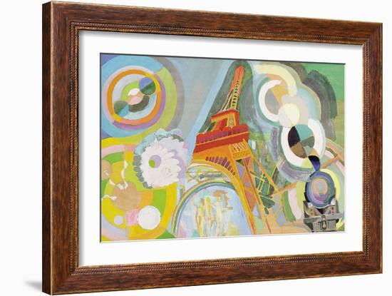 Air, Iron and Water, Study, 1937-Robert Delaunay-Framed Giclee Print