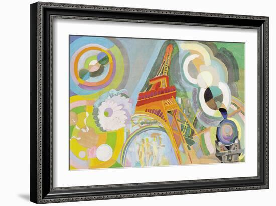 Air, Iron and Water, Study, 1937-Robert Delaunay-Framed Giclee Print