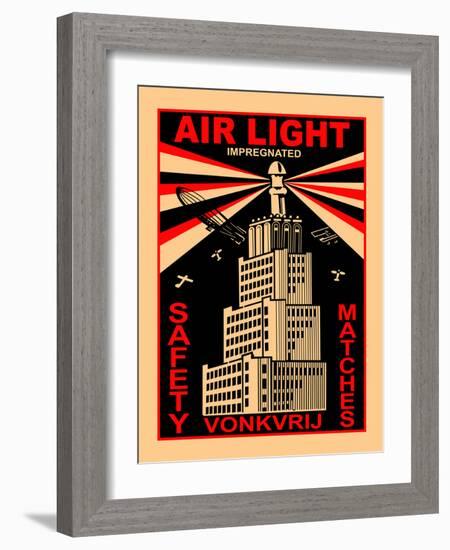 Air Light Matches-Mark Rogan-Framed Art Print