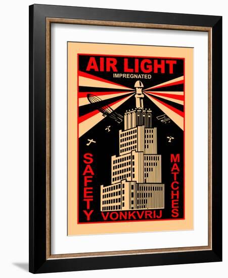 Air Light Matches-Mark Rogan-Framed Art Print