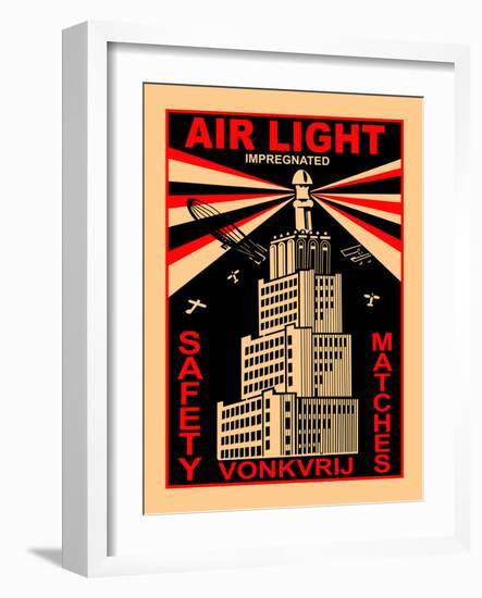 Air Light Matches-Mark Rogan-Framed Art Print