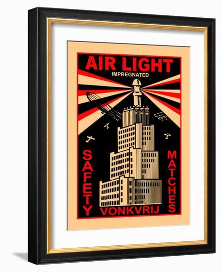 Air Light Matches-Mark Rogan-Framed Art Print