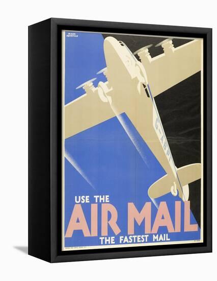 Air Mails: Publicity Poster-F Newbould-Framed Stretched Canvas