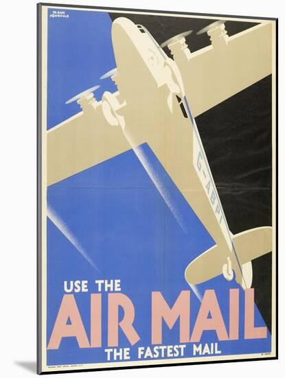 Air Mails: Publicity Poster-F Newbould-Mounted Art Print