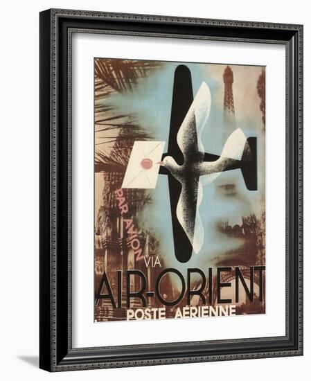 Air Orient Dove-null-Framed Giclee Print