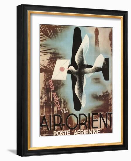 Air Orient Dove-null-Framed Giclee Print