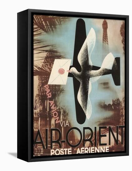 Air Orient Dove-null-Framed Premier Image Canvas