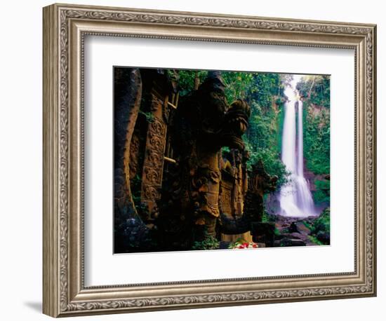 Air Terjun Gitgit Waterfall Near Lovina, Lovina, Indonesia-Tom Cockrem-Framed Photographic Print