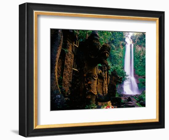 Air Terjun Gitgit Waterfall Near Lovina, Lovina, Indonesia-Tom Cockrem-Framed Photographic Print