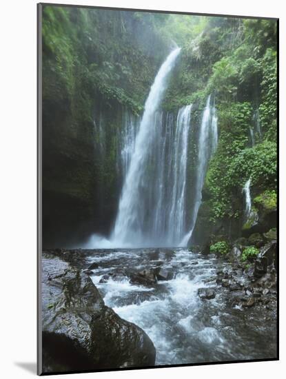 Air Terjun Tiu Kelep Waterfall, Senaru, Lombok, Indonesia, Southeast Asia, Asia-Jochen Schlenker-Mounted Photographic Print