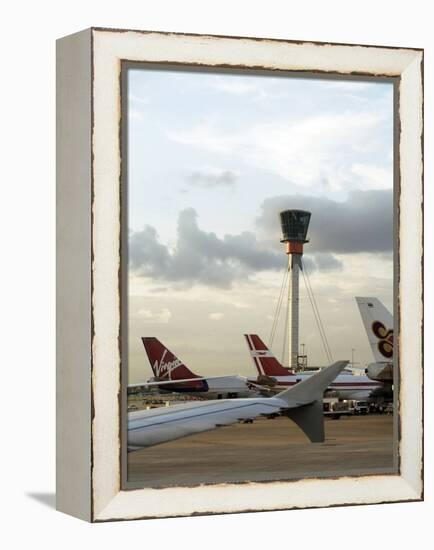 Air Traffic Control Tower, UK-Carlos Dominguez-Framed Premier Image Canvas