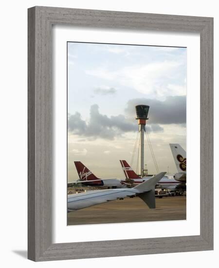 Air Traffic Control Tower, UK-Carlos Dominguez-Framed Photographic Print