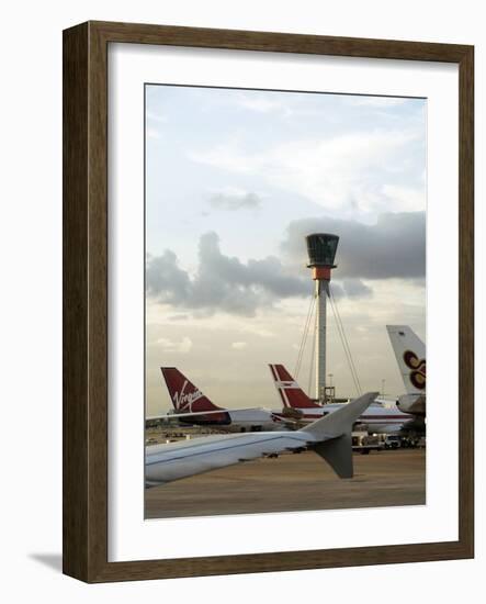 Air Traffic Control Tower, UK-Carlos Dominguez-Framed Photographic Print