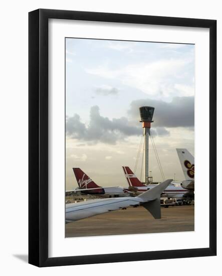 Air Traffic Control Tower, UK-Carlos Dominguez-Framed Photographic Print