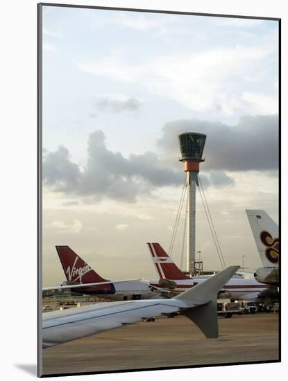 Air Traffic Control Tower, UK-Carlos Dominguez-Mounted Photographic Print