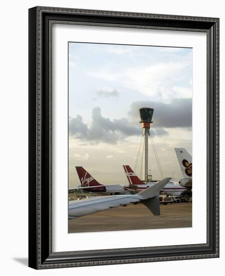 Air Traffic Control Tower, UK-Carlos Dominguez-Framed Photographic Print