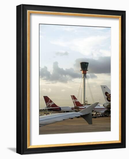 Air Traffic Control Tower, UK-Carlos Dominguez-Framed Photographic Print