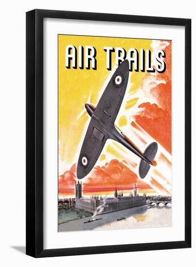 Air Trails-null-Framed Art Print