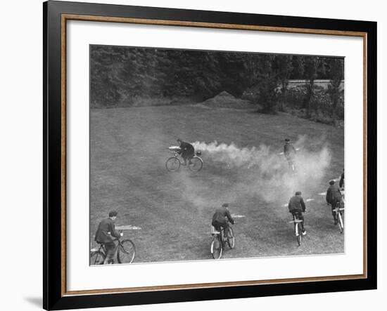 Air Training Corps, the Spitfires Catch Up with the Hun Again, Throw Him Off His Course-David Scherman-Framed Photographic Print