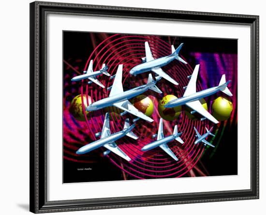 Air Travel-Victor Habbick-Framed Photographic Print