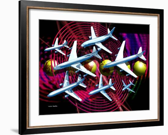 Air Travel-Victor Habbick-Framed Photographic Print