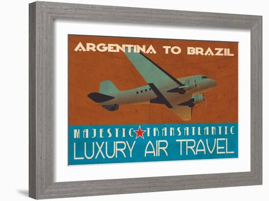 Air Travel-Jason Giacopelli-Framed Art Print