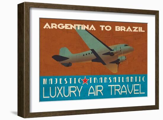 Air Travel-Jason Giacopelli-Framed Art Print